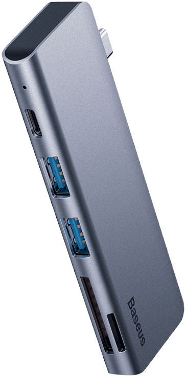 USB Хаб Baseus Harmonica 5in1 HUB Adapter
