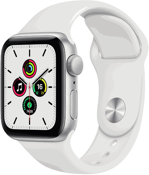 Apple Watch SE 44mm Silver Sport Band
